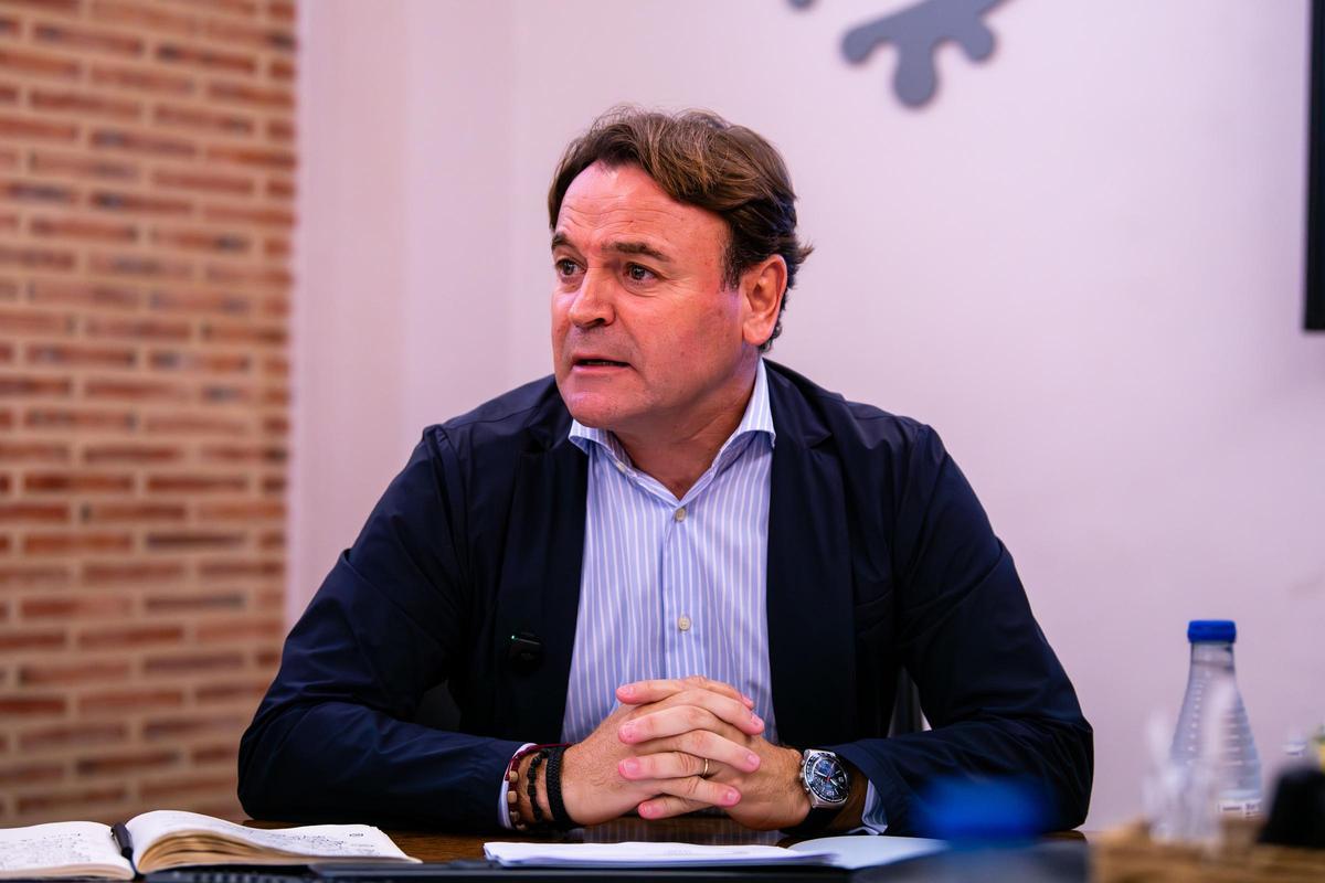 José Danvila, durante su encuentro con los medios de comunicación.