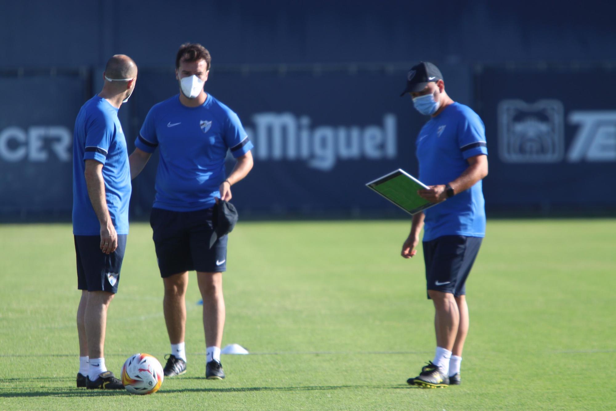 Primer entrenamiento del Málaga CF