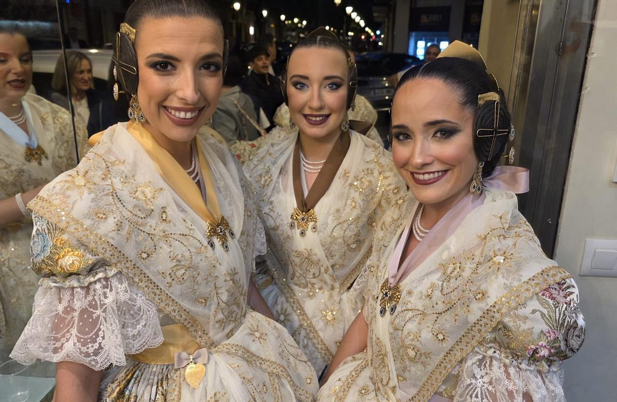 Carolina Rueda, María y Carolina Torres.