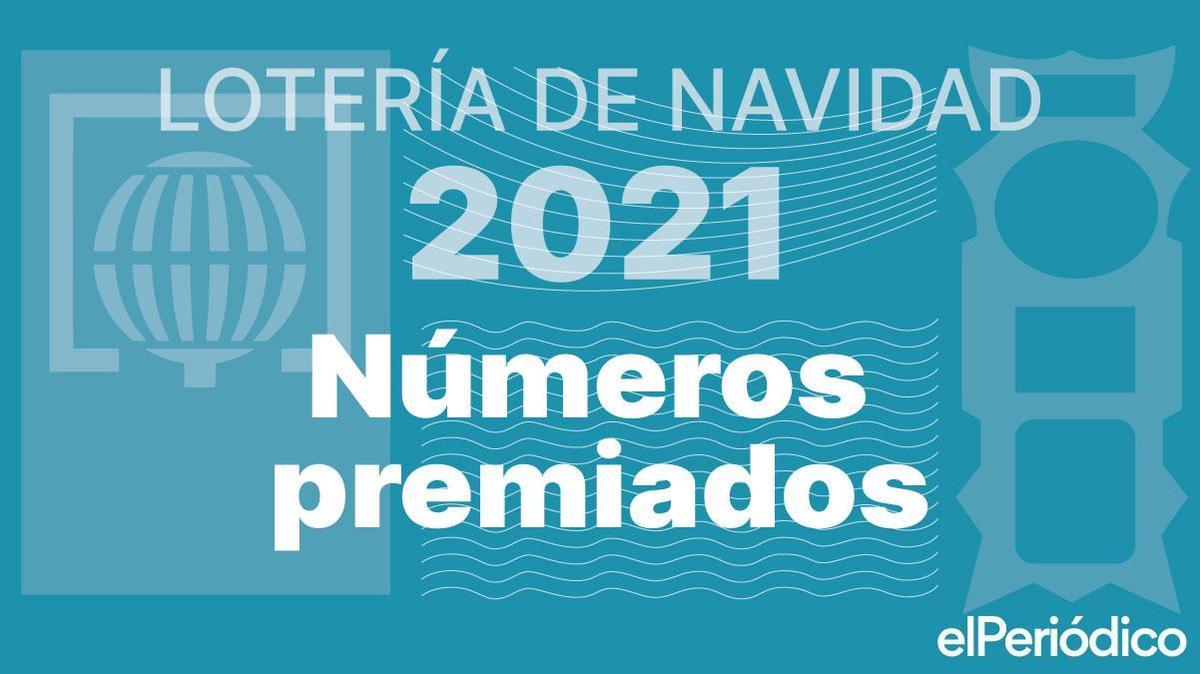 Números Premiados lotería de Navidad 2021