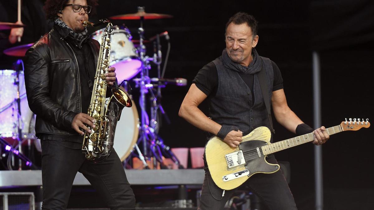 El cantante norteamericano Bruce Springsteen, en un concierto en 2016.