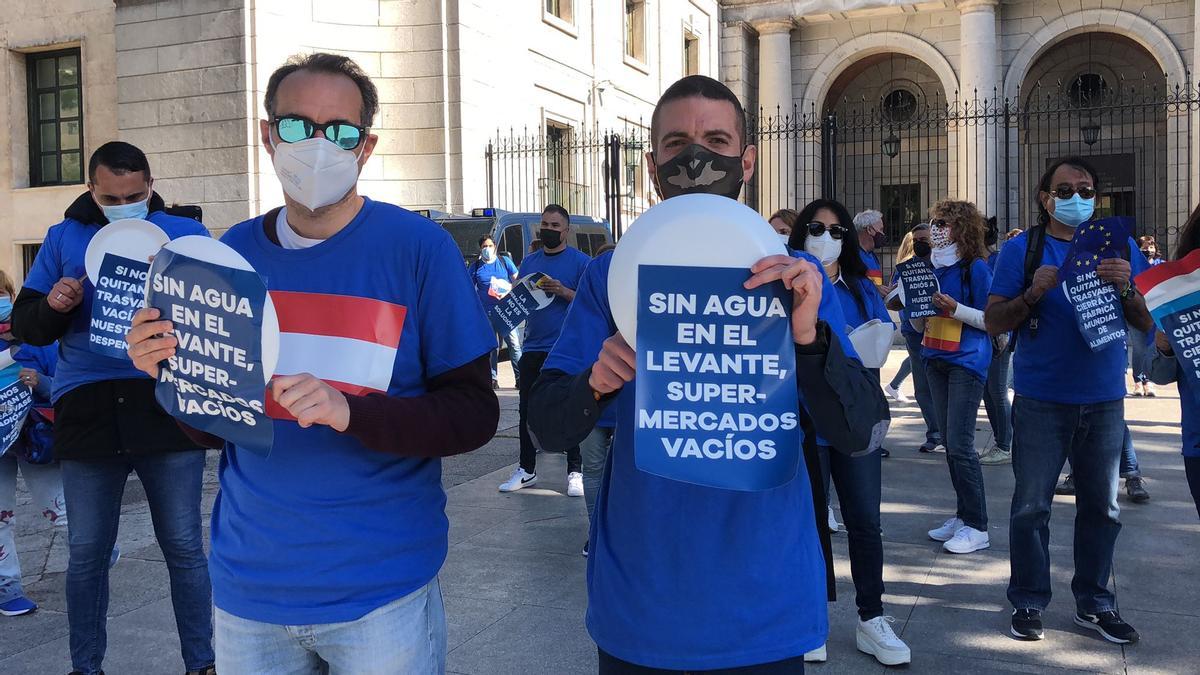 El mensaje que han lanzado hoy en Madrid los agricultores