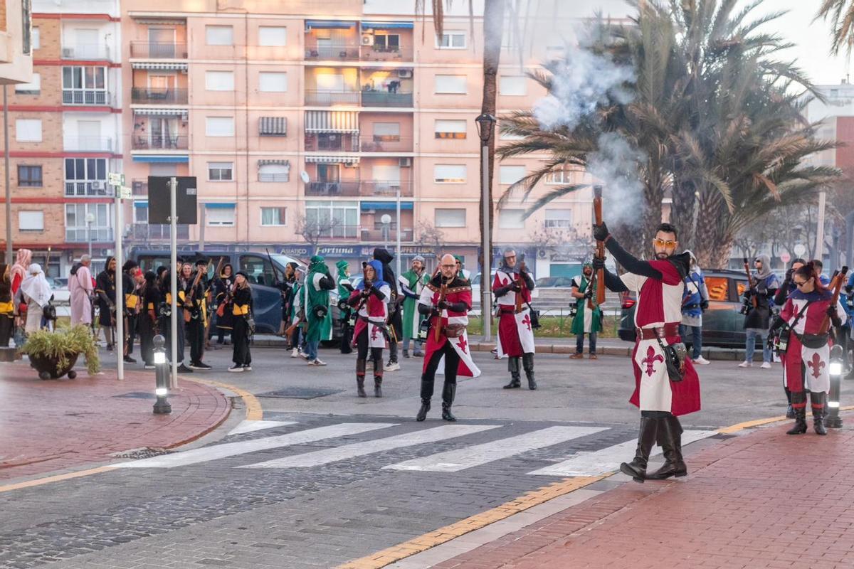 La tradicional "Diana de Arcabuceria" abre la jornada