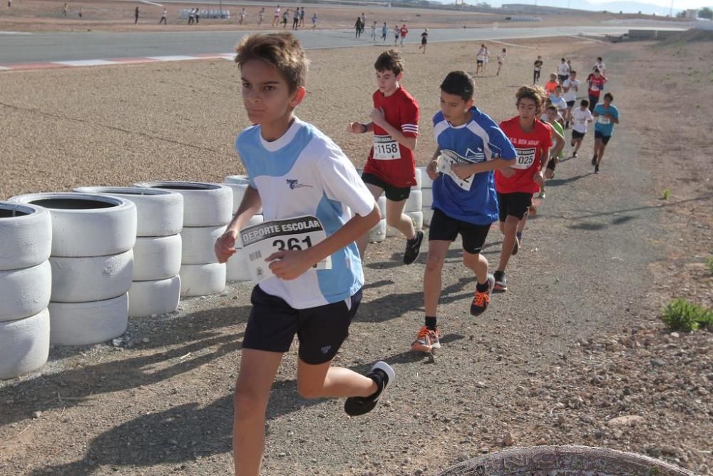 Cross Escolar Cartagena en el Circuito de Velocida