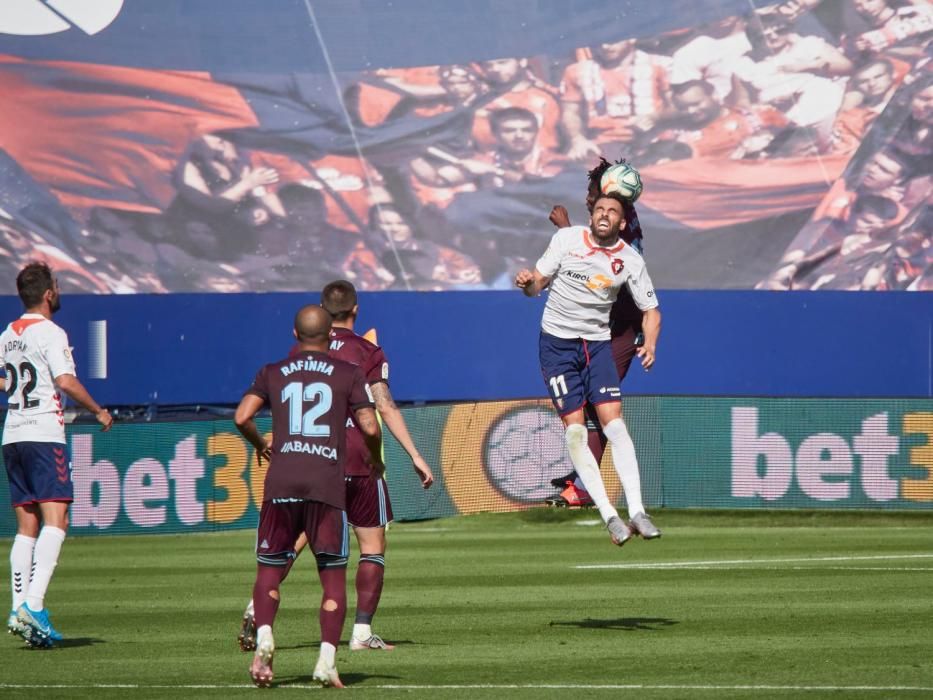 Las mejores imágenes del Osasuna - Celta. // Eduardo Sanz Nieto (LOF) | Villar López (EFE)