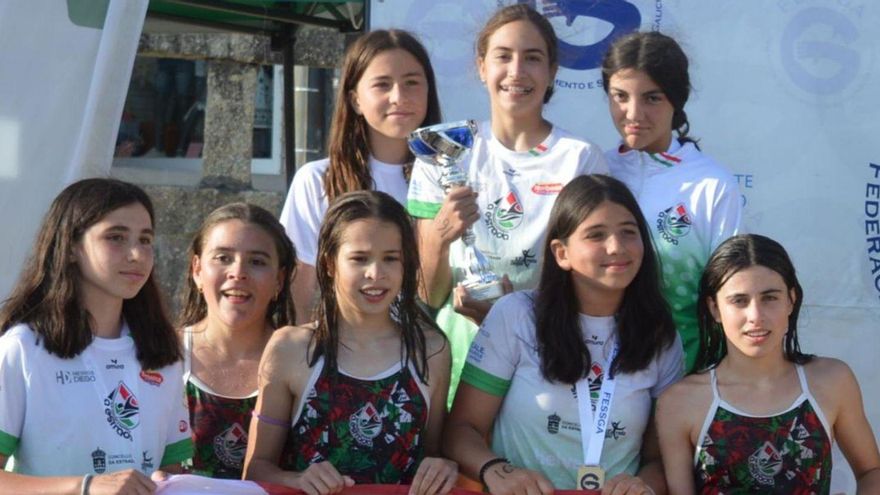 El equipo cadete femenino del CNS A Estrada, subcampeón gallego