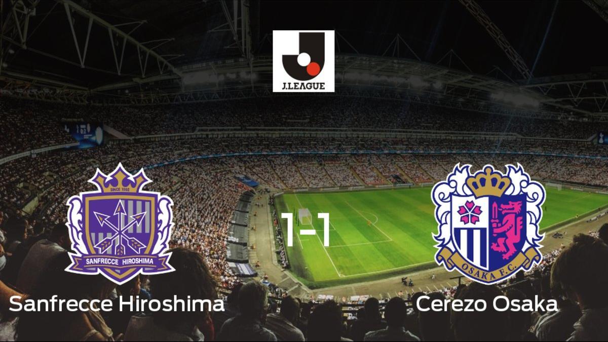 El Sanfrecce Hiroshima y el Cerezo Osaka empatan (1-1)