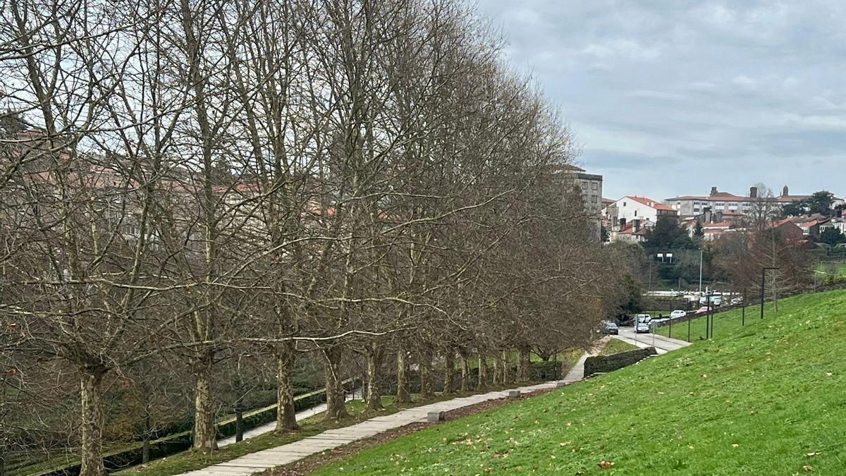 Imaxe do Parque de Belvís tomada polo concelleiro Borja Rubio (PP)