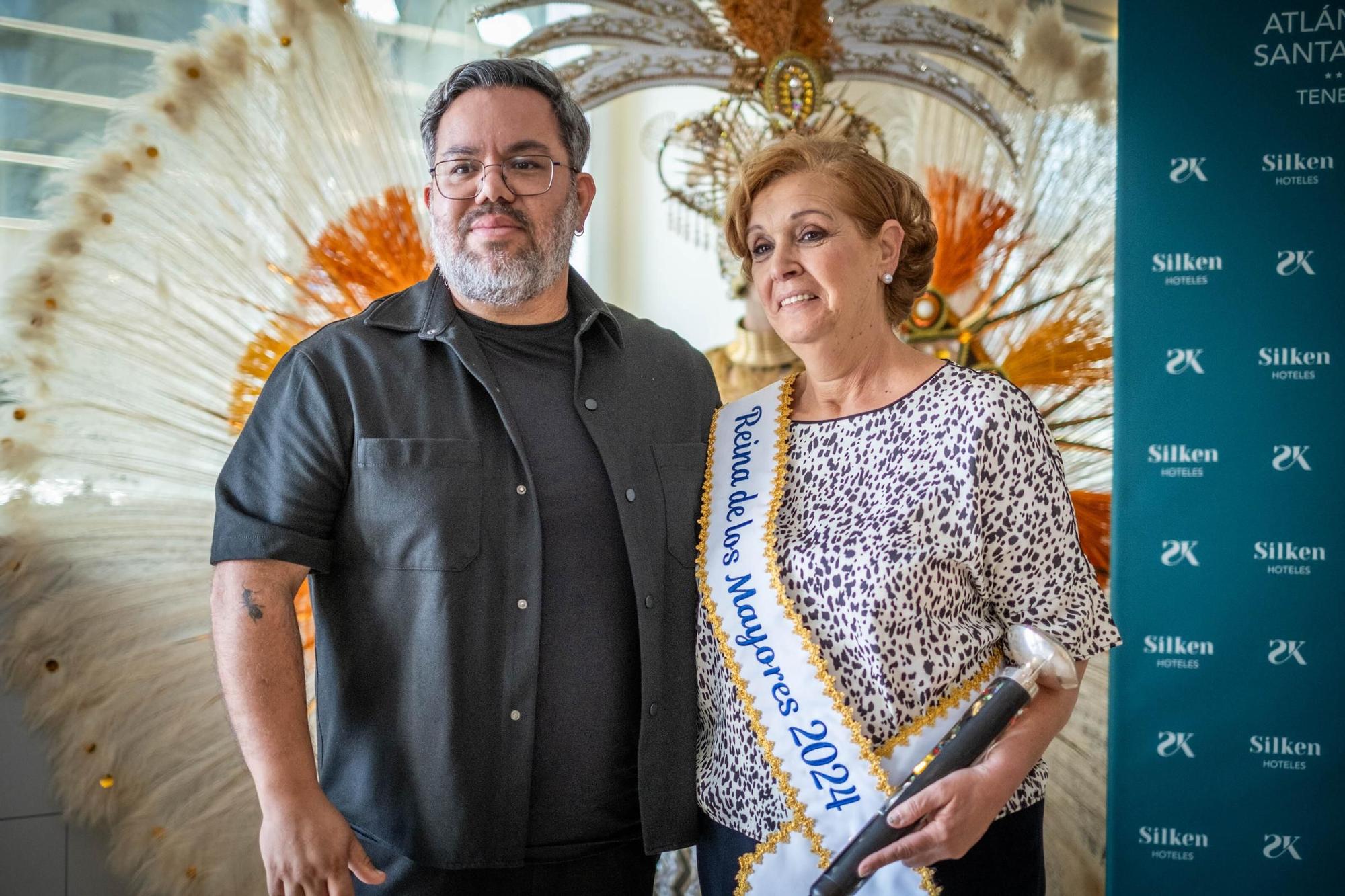 María Isabel García, reina del Carnaval de los Mayores de Tenerife