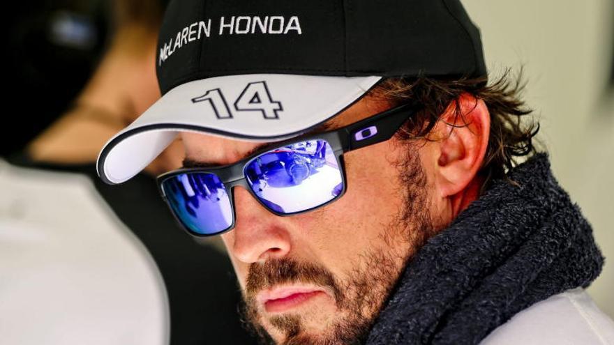 Alonso, en una imagen en el circuito de Baréin.