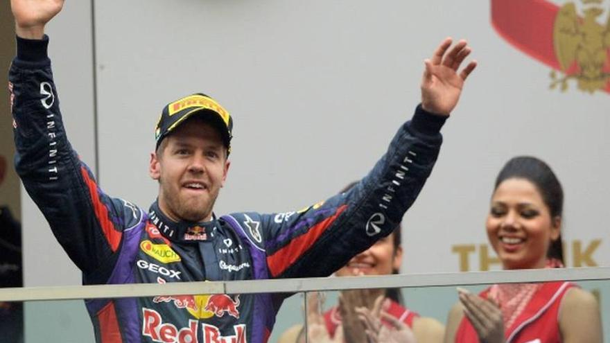 Vettel vence en la India y conquista su cuarto Mundial de F-1