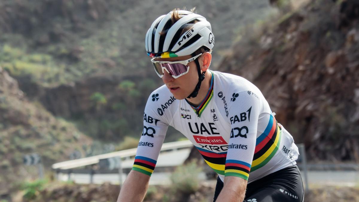 Tadej Pogacar entrenará en las carreteras de Gran Canaria a lo largo de esta semana