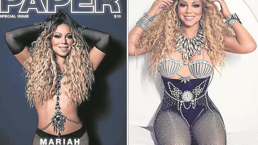 Mariah Carey se pasa con el Photoshop