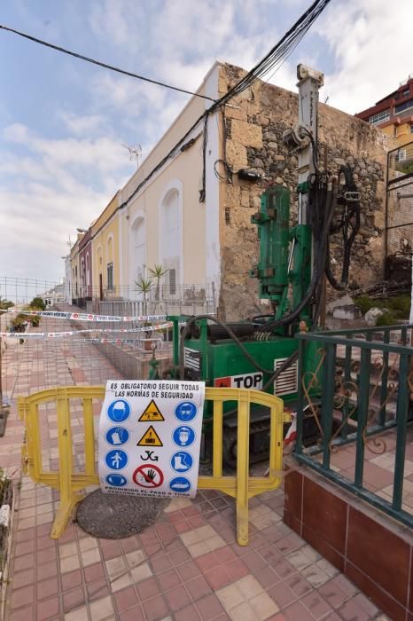 22-04-2019 LAS PALMAS DE GRAN CANARIA. Estado actual del derrumbe de Paseo de Chill  | 22/04/2019 | Fotógrafo: Andrés Cruz