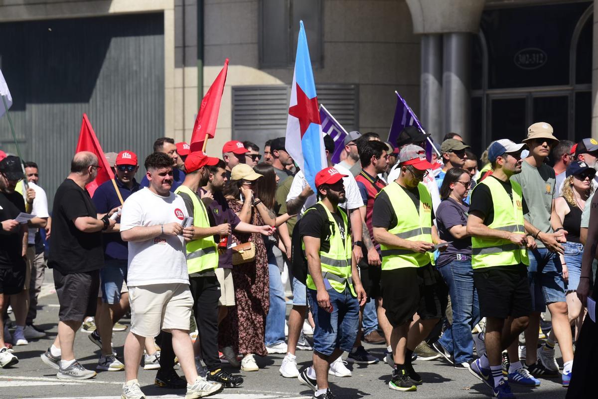 Los trabajadores vuelven a salir a la calle un día antes de la reunión entre la patronal y los representantes de los trabajadores para intentar desbloquear la negociación del convenio provincial.