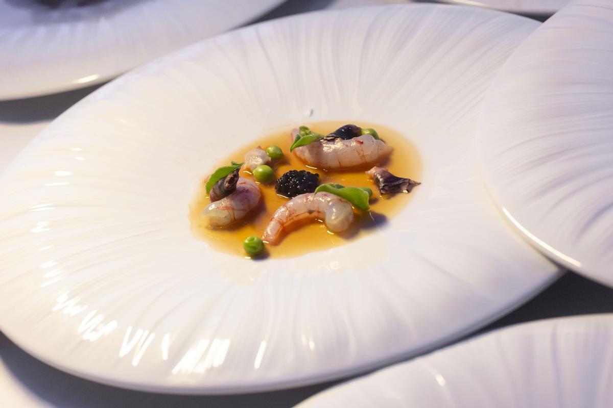 Uno de los platos presentados.