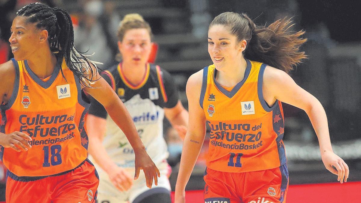 Imagen del partido entre Valencia Basket y Tenerife Femenino