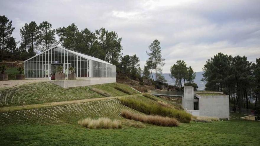 El invernadero con que cuenta el parque botánico de Montealegre. // Brais Lorenzo