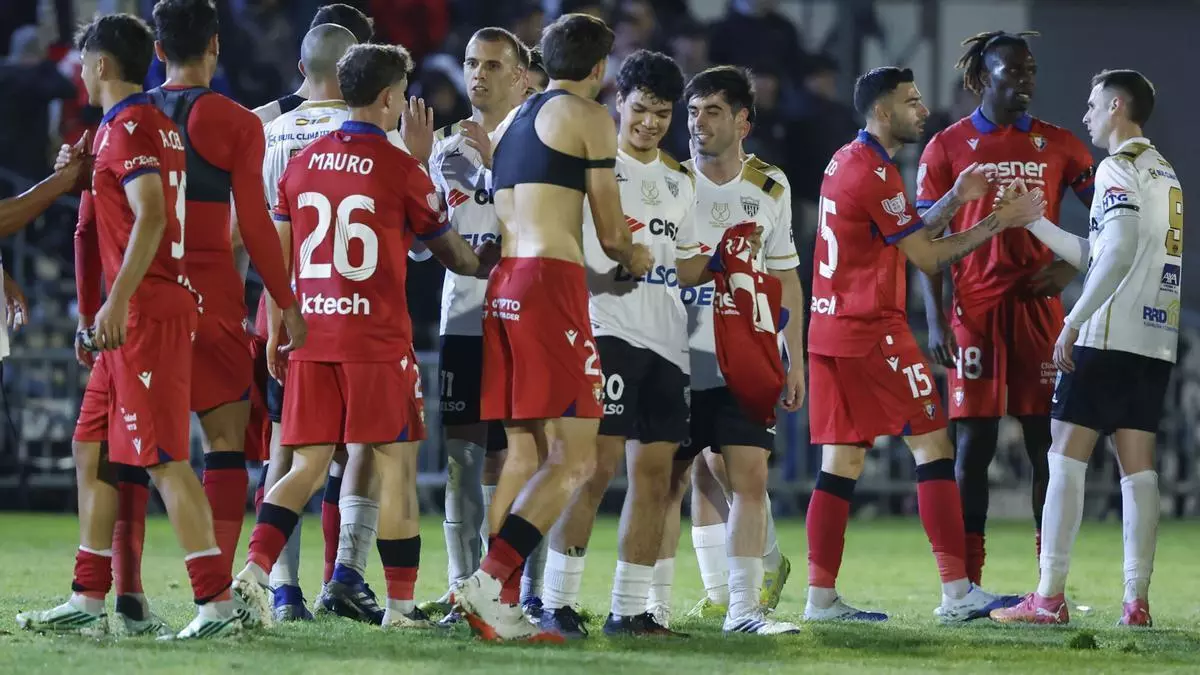 Osasuna acaba con el sueño del Atlético Calatayud