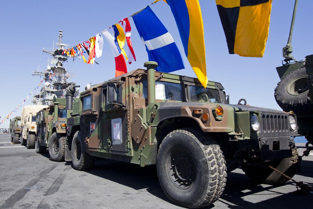 El portaaviones del ejército norteamericano USS Kearsarge