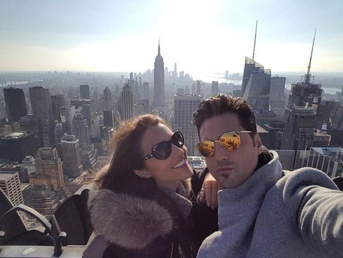 Paula Echevarría y David Bustamante en Nueva York