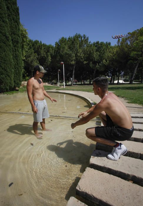 Parques y jardines para aliviar las altas temperat