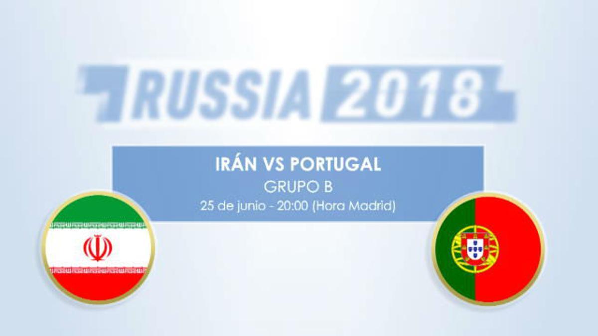 Cara a cara: Irán - Portugal