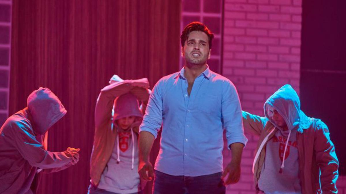 David Bustamante, en el musical &quot;Ghost&quot;.