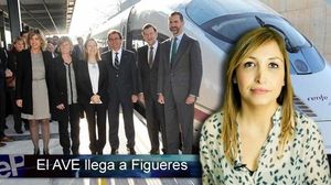 L’arribada de l’AVE a Figueres, a ’El informativo’.