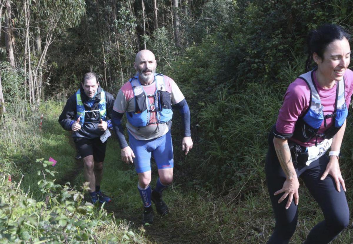 Corredores en la pasada edición del Trail do Nocedo. | SANTOS ÁLVAREZ