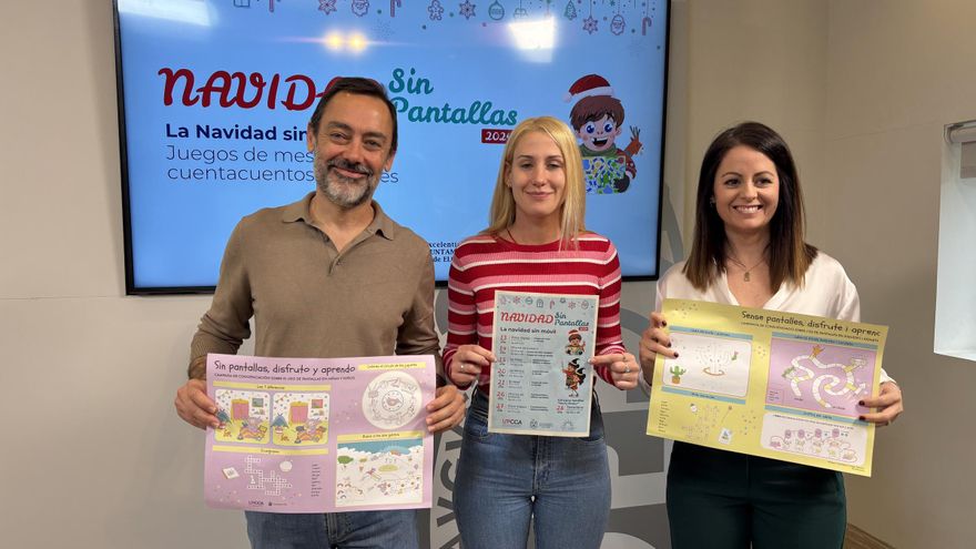 Elche lanza una campaña navideña para combatir el auge de la adicción a las pantallas en niños