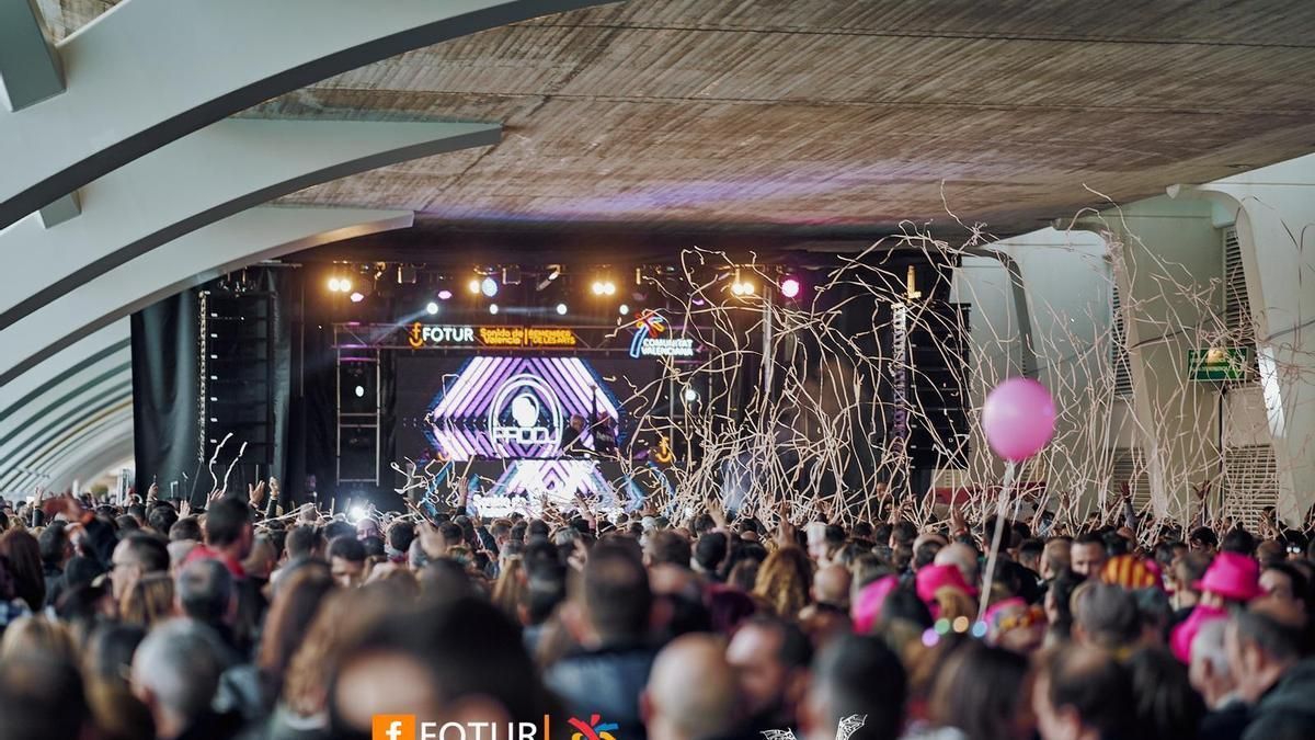 Escenario del festival celebrado en La Marina de Valencia