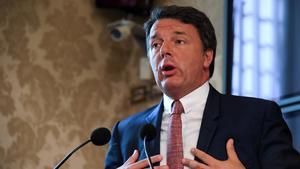 El líder de Italia Viva, Matteo Renzi.