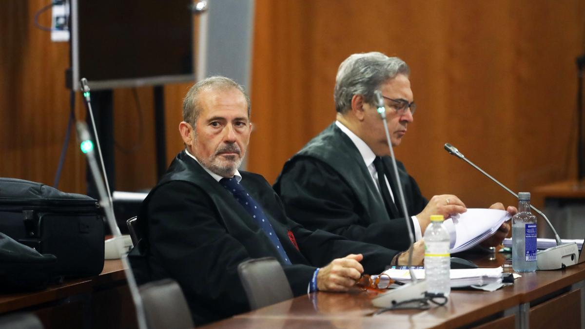 Francisco Javier Lara, en un momento del juicio el pasado mes de junio.