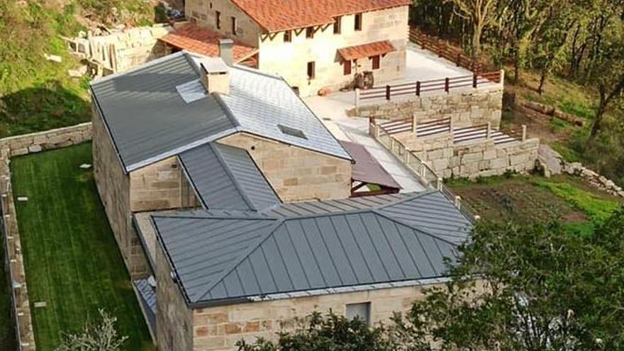 Instalaciones de la granja-escuela Río Mouro, en Poio.