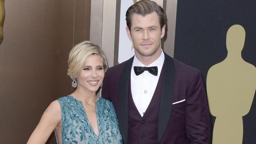 Elsa Pataky y su marido Chris Hemsworth.