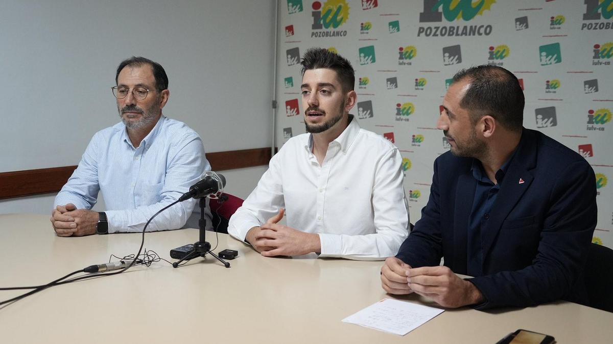 Miguel Calero, Enmanuel Vioque y Sebastián Pérez.