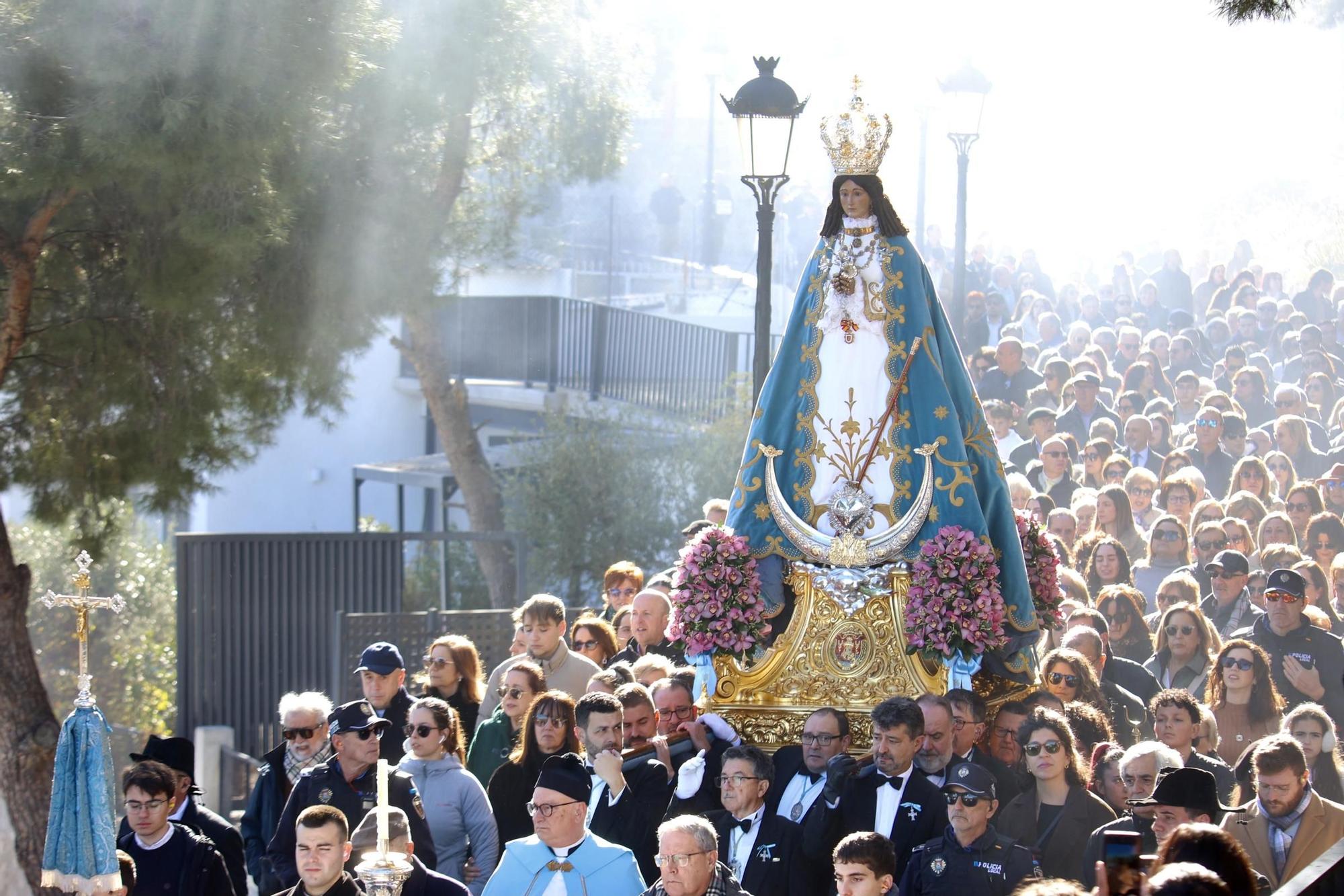 Todas las imágenes de la bajada de la Virgen del Castillo hasta la ciudad de Yecla