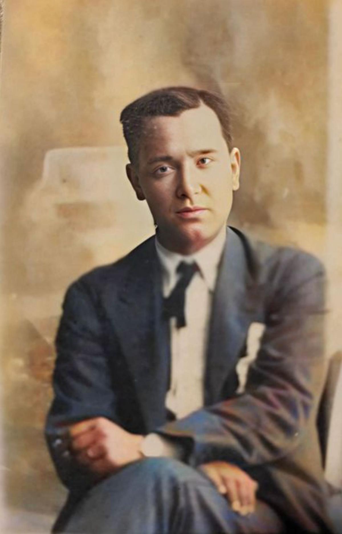 Recreación del vigésimo agraciado con el segundo premio de la Lotería de Navidad de 1923.