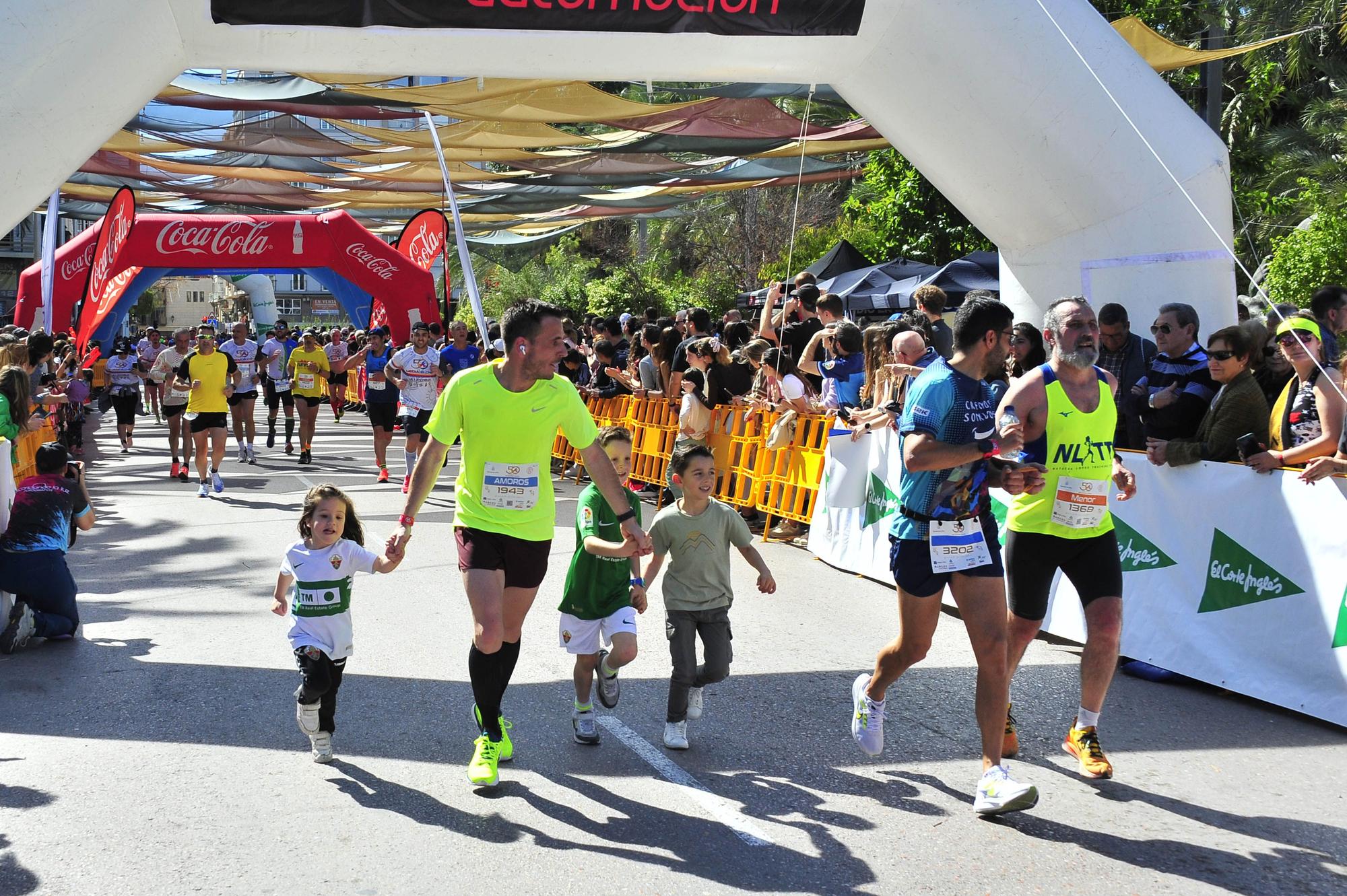 Un Medio Maratón de Elche marcado por el calor