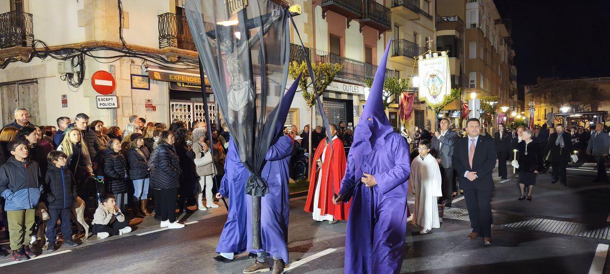 La procesión del Jueves Santo estuvo revestida de solemnidad.