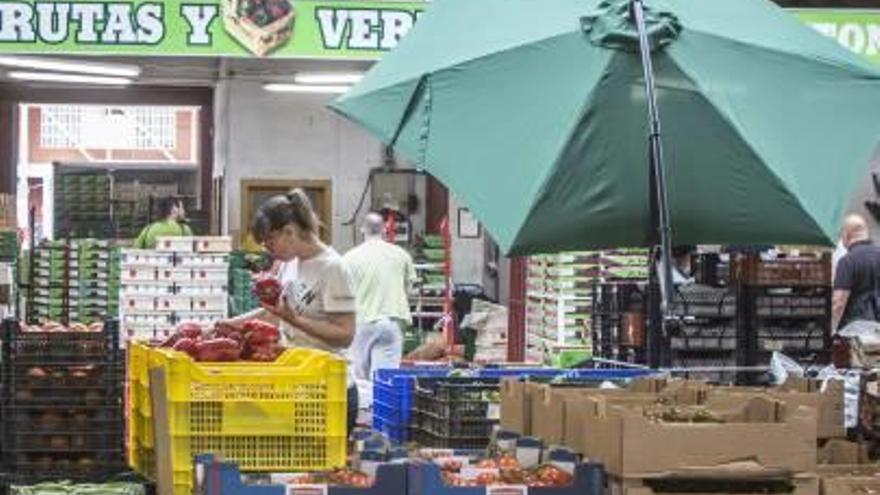 Sombrillas para evitar que las frutas y verduras se estropeen  por el calor