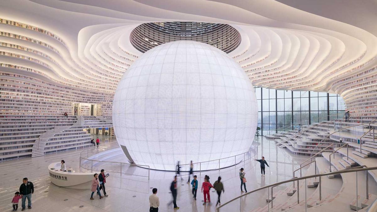 biblioteca Tianjin Binha