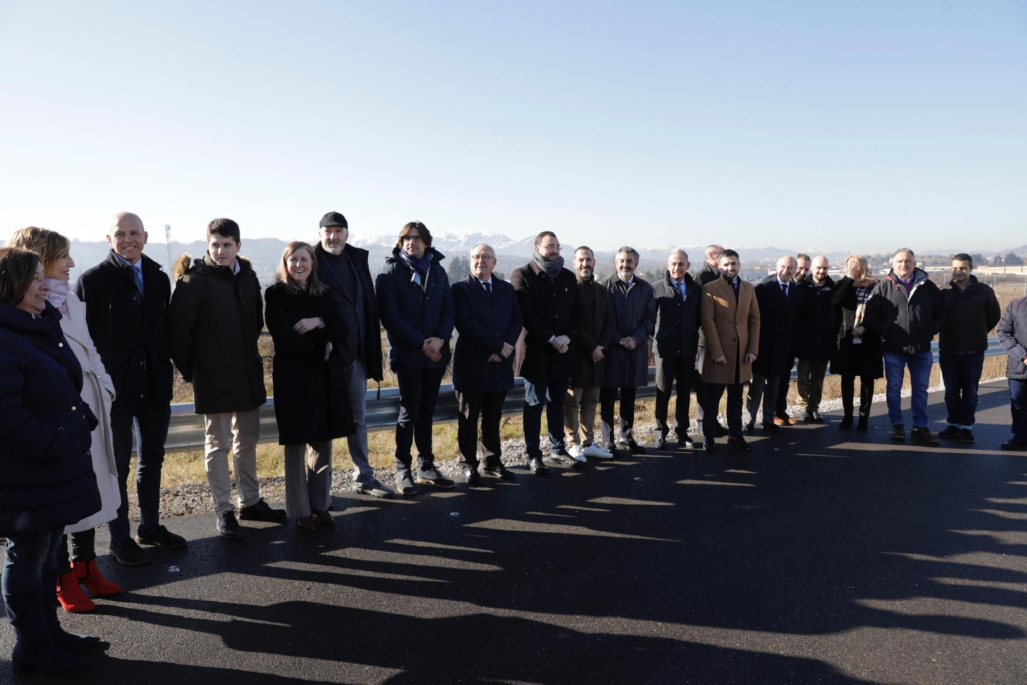 EN IMÁGENES:  Comienza la construcción del desdoblamiento de la carretera AS-17 en Bobes (Siero)