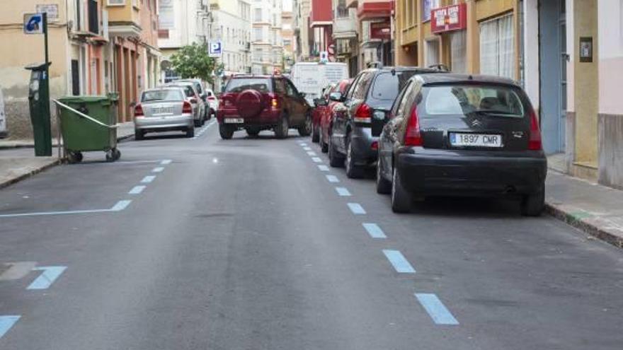 Zona verde del entorno del IES Ribalta.