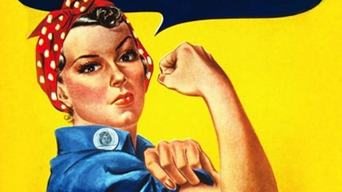 Cartel feminista diseñado por J. Howard Miller en 1943 que ha inspirado a Verdeliss en su camiseta feminista