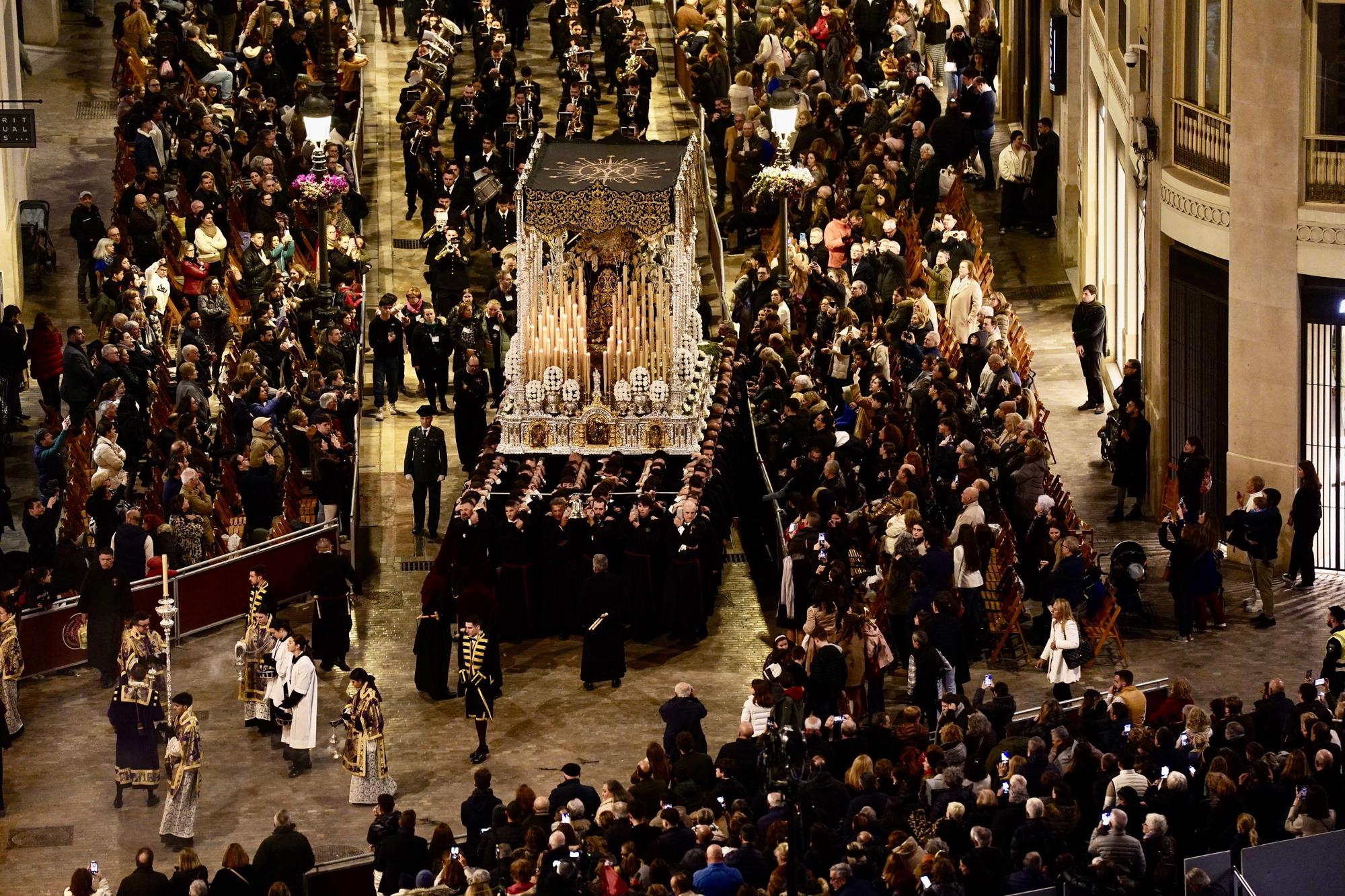 Salida procesional de la Cofradía de Las Penas, el Martes Santo de 2024.
