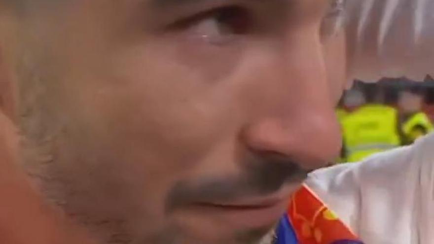 La dedicatoria más emotiva de Carlos Soler tras ganar la Copa del Rey con la Senyera al cuello