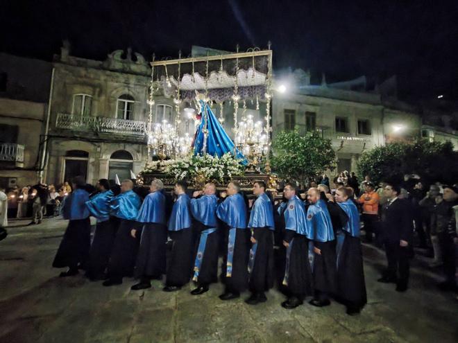 Así se vivió la procesión de los Dolores en Cangas