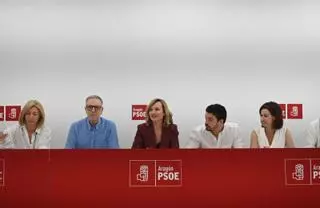 Ejecutiva de "cierre de filas" en el PSOE Aragón: defienden la "contundencia" contra la corrupción